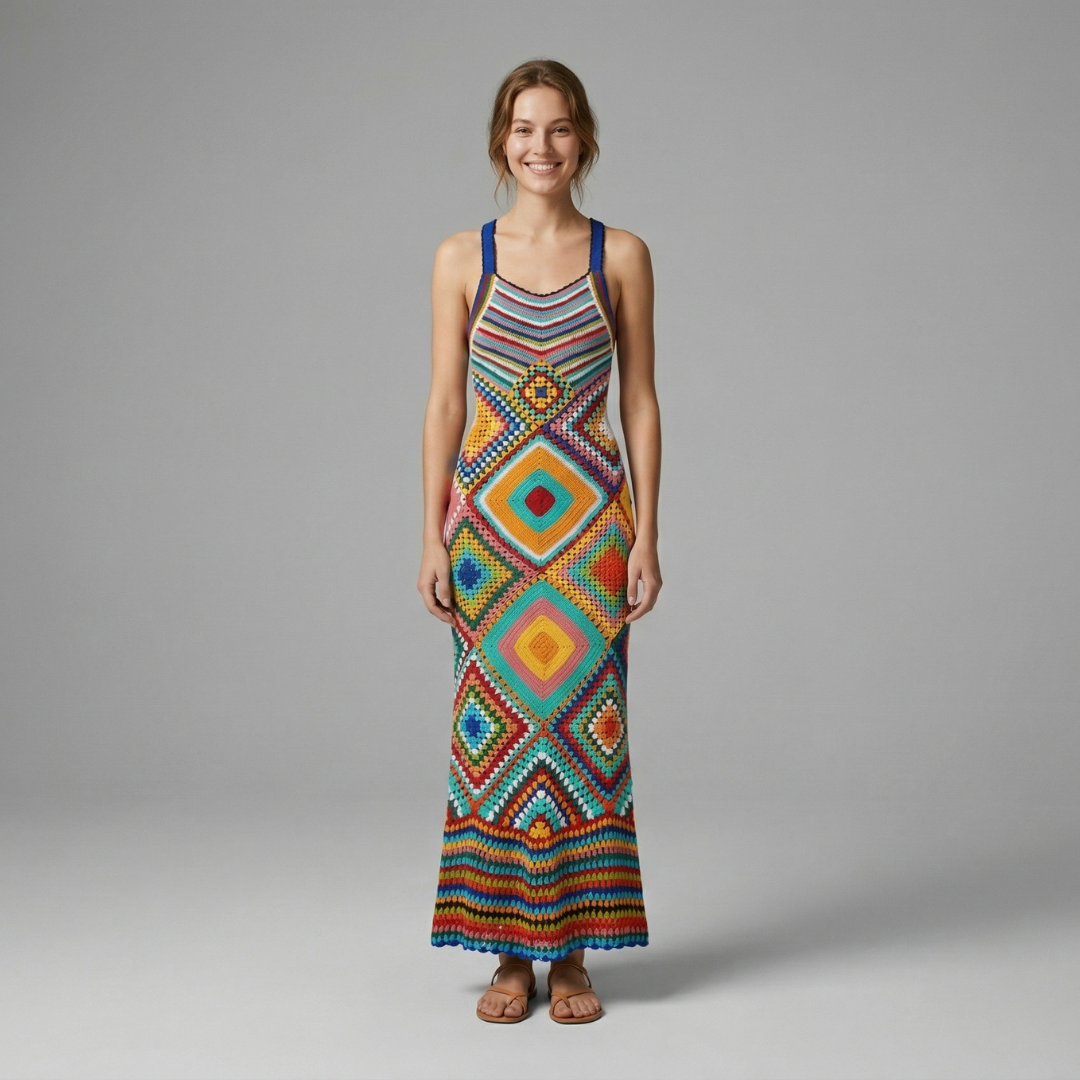 Lara Crochet Maxi Dress