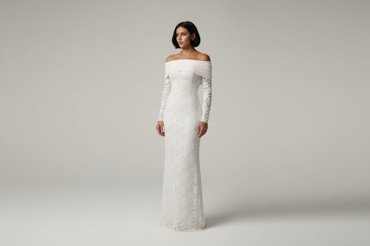 Amalia | Elegant White Dress