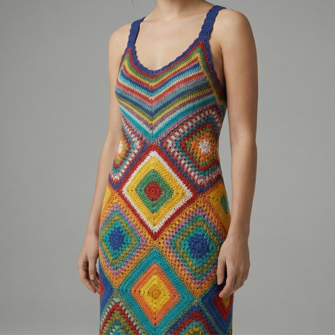 Lara Crochet Maxi Dress