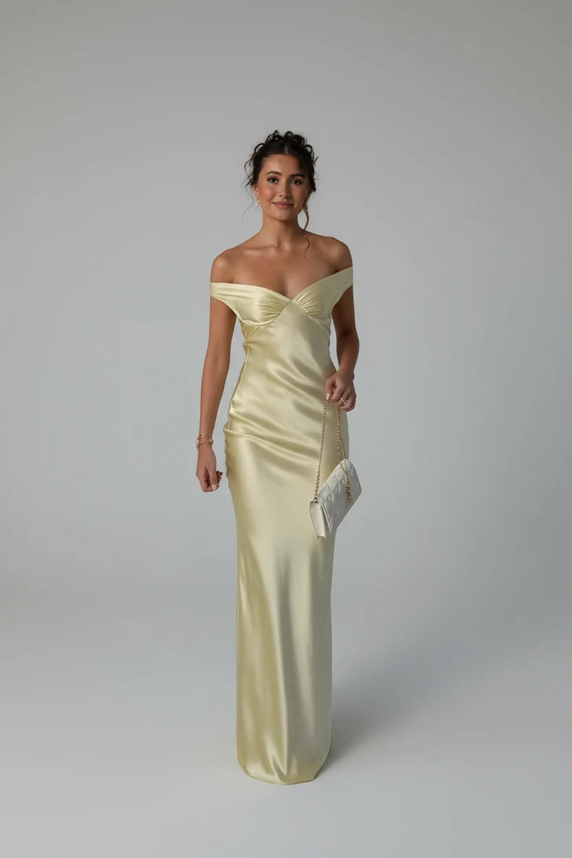 Elina | Elegant Satin Dress