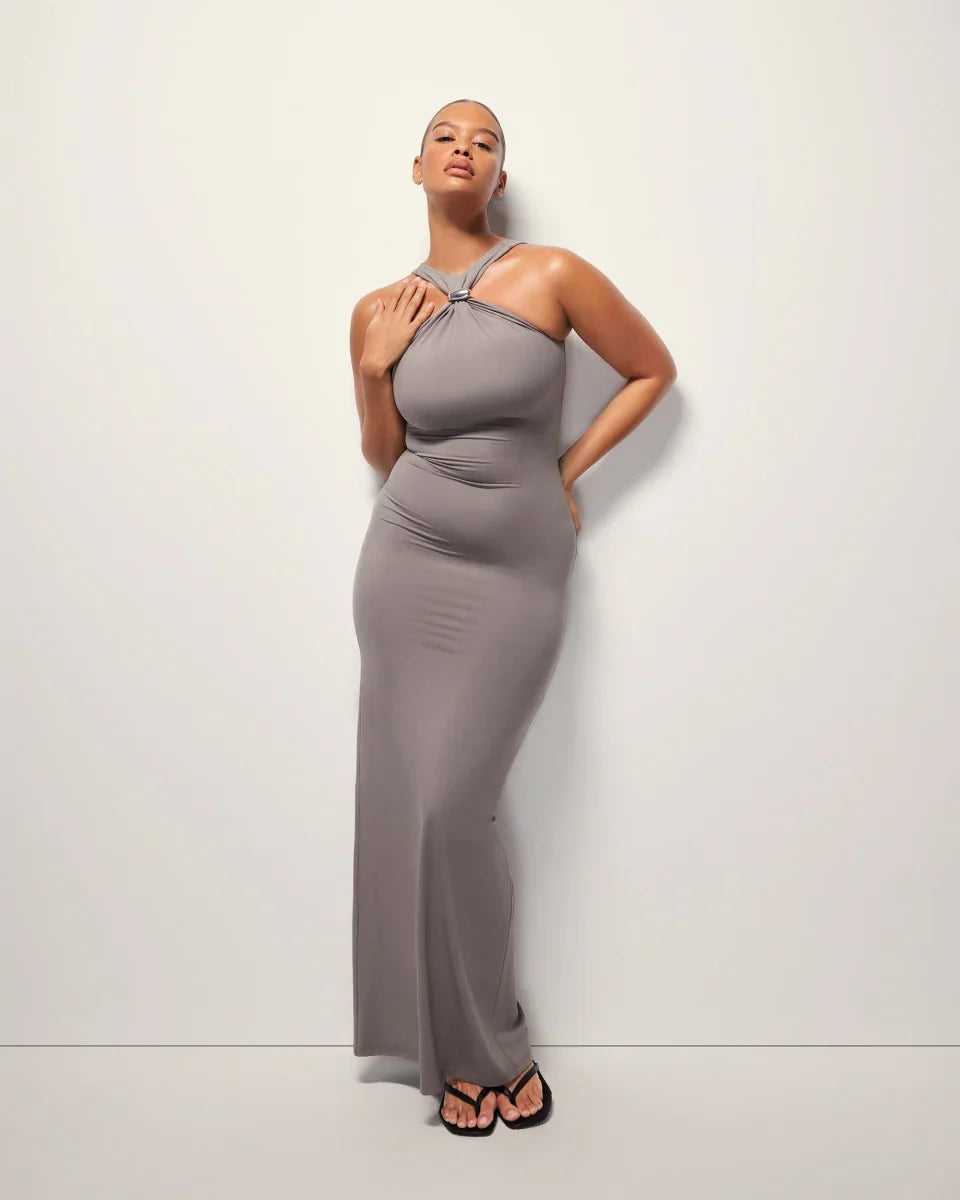 Charlotte | Halter Maxi Dress